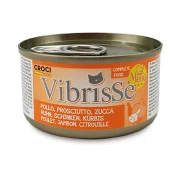 Консерва Croci Vibrisse Menu для котів, курка з шинкою в гарбузовому соусі, 70 г