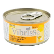 Консерва Croci Vibrisse Jelly для котів, тунець, куряча шинка в желе, 70 г