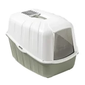 Туалет MPS Komoda Light Green для котів, бокс з фільтром, cвітло-зелений, 54×39×40 см
