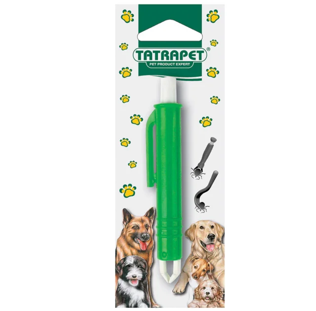 Пинцет для клещей Tatrapet для кошек и собак, 9.5 см