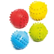 Іграшка Tatrapet Dental Gum для собак, м'ячик гумовий з шипами, 7 см, різні кольори