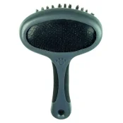 Щітка двостороння Tatrapet Dog Salon для собак силіконова, 3×18 см