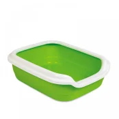Туалет Природа Comfort M для котів, лайм, 41×30×13.5 см