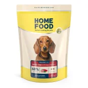 Сухий корм Home Food для собак малих порід, гіпоалергений, беззерновий, качка та індичка, 700 г