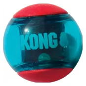 Іграшка KONG Squeezz Action Ball для собак, м'яч-піщалка, M, 6.4 см, червоний