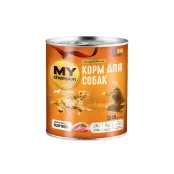 Вологий корм Мій чемпіон, шматочки в желе з Індичкою, для собак, 415 г