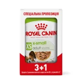 Вологий корм Royal Canin X-Small Adult для дорослих собак мініатюрних порід, 85 г, акція 3+1