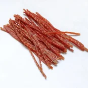 Ласощі Селянські Смаколики для собак, качина соломка ніжна, 12-14×0.3 см, 500 г