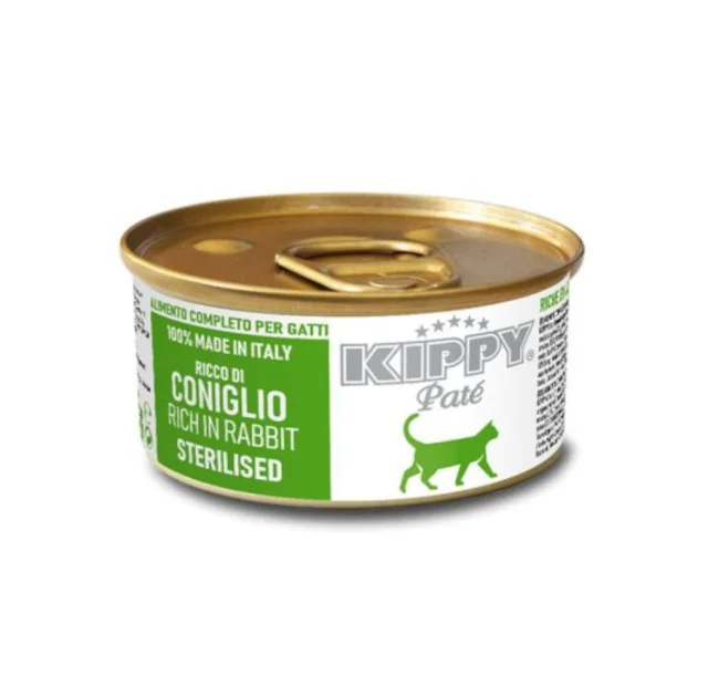 Консервы Kippy Pate для взрослых кошек, паштет с крольчатиной, 85 г