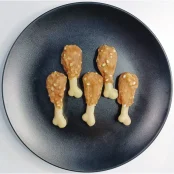 Ласощі AlfPet AS38 для собак, шашлик з курки качки та печінки, 500 г