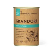 Вологий корм Grandorf Buffalo & Turkey для дорослих собак, з м'ясом буйвола та індичкою, 400 г