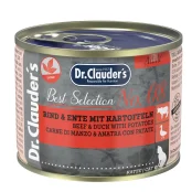 Влажный корм Dr.Clauder's Best Selection №8 для взрослых кошек, говядина и утка с картофелем, 200 г