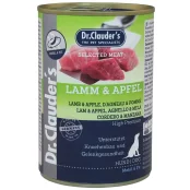 Влажный корм Dr.Clauder's Selected Meat Lamb & Apple для собак, с ягненком и яблоком, 400 г