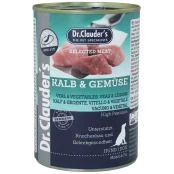 Влажный корм Dr.Clauder's Selected Meat Veal & Vegetables для собак, телятина и овощи, 400 г