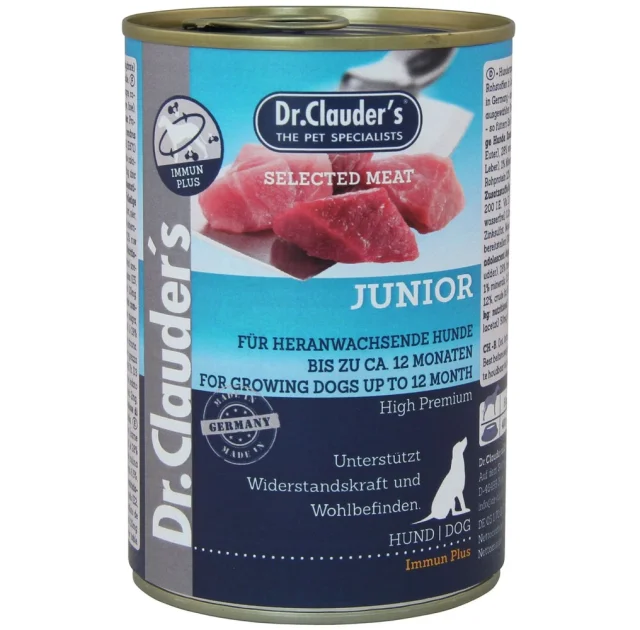 Влажный корм Dr.Clauder's Selected Meat Junior для щенков, 400 г
