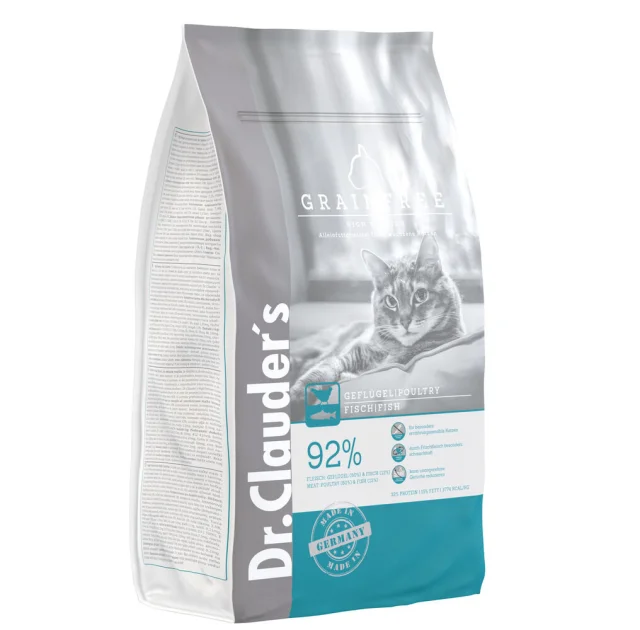 Сухой корм Dr.Clauder's High Premium Grainfree для взрослых кошек с пищевой гиперчувствительностью, 400 г