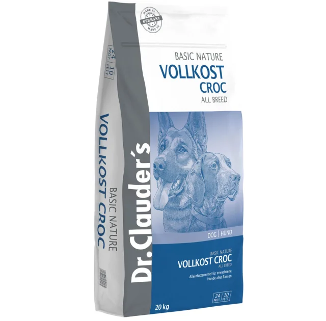 Сухой корм Dr.Clauder's Basic Nature Vollkost Croc для собак с умеренно активным и активным образом жизни, 20 кг