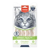 Функціональні рідкі ласощі Wanpy Creamy Lickable Treats Kidney Health для підтримки здоров'я нирок у котів, 5×14 г