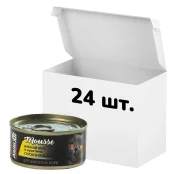 Упаковка консервов AnimAll для кошек, нежный мусс из курицы, 80 г, 24 штуки