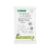 Беззернові ласощі Nature's Protection Superior Care Hypoallergenic & Dental Care для дорослих собак з білою шерстю, біла риба, 150 г
