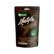 Ласощі Nature's Protection Lifestyle Snack For Dogs Soft Rabbit Dices with Chia Seeds для собак, кролятина з насінням чіа, 75 г