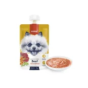 Крем-суп Wanpy Beef Carrot & Pea для собак, яловичина з морквою, 90 г
