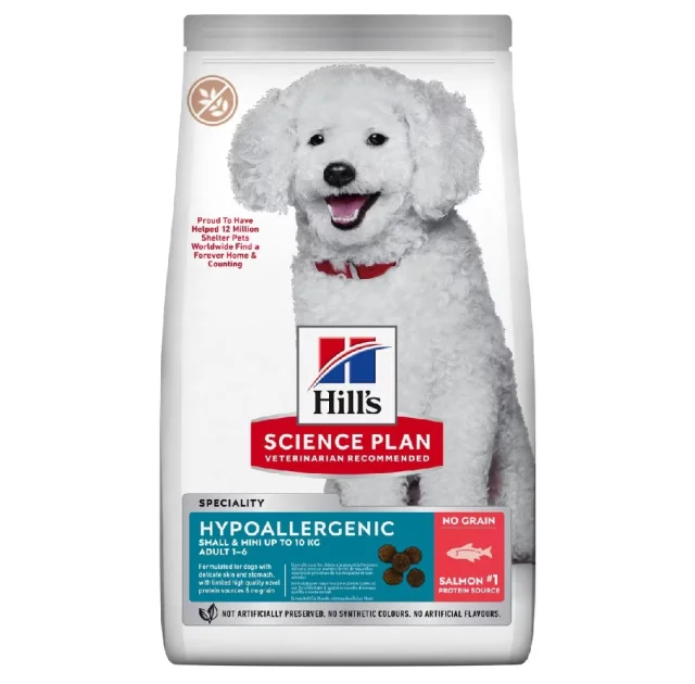 Сухий корм Hill's Science Plan Hypoallergenic Small&Mini Dog для собак малих порід, гіпоалергенний, 1.5 кг