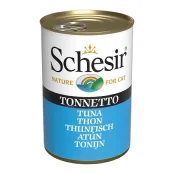 Вологий корм Schesir Tuna, консерви для котів, тунець в желе, 140 г