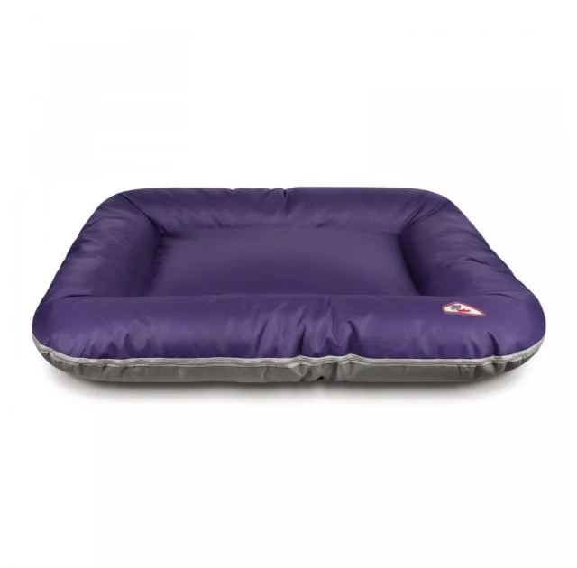 Лежак Pet Fashion Askold для собак, 80×60×13 см, фиолетовый/серый