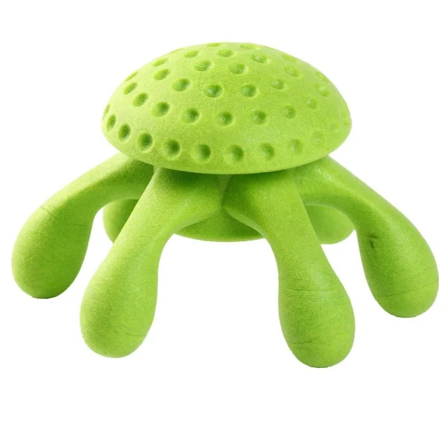 Іграшка Kiwi Walker Восьминіг для собак, зелений, 12 см