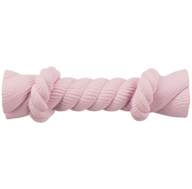 Игрушка Trixie Junior Канат со звуком для щенков, латекс, 15 см, цвета в ассортименте.