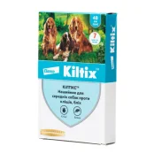 Нашийник Elanco Kiltix проти бліх та кліщів для собак, 48 см