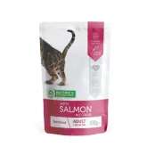 Вологий корм Nature's Protection Sterilised With Salmon для стерилізованних котів, з лососем, 100 г