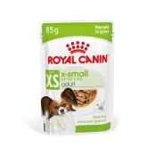 Вологий корм Royal Canin X-Small Adult для дорослих собак мініатюрних порід, шматочки в соусі, пауч, 85 г