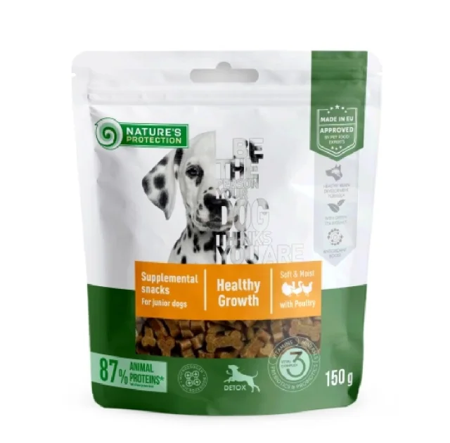 Лакомство Nature's Protection Healthy Growth для молодых собак всех пород, 110 г