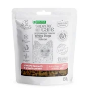 Беззернові ласощі Nature's Protection Superior Care White Dogs Healthy Growth&Development для молодих собак, комахи, 150 г
