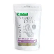 Ласощі Nature's Protection Superior Care Dried Rabbit Ears для собак, сушені кролячі вуха, 20 г