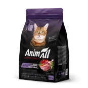 Сухий корм AnimAll для дорослих котів, зі свіжою індичкою та качкою, 400 г