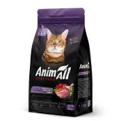 Сухий корм AnimAll для дорослих котів, зі свіжою індичкою та качкою, 1.5 кг