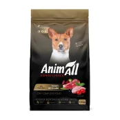 Сухий корм AnimAll для дорослих собак середніх порід, зі свіжою індичкою та ягням, 12 кг