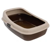 Туалет Irak Plast PT-315 для котів, під наповнювач, бежевий, 61.5×42×23 см