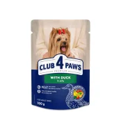 Вологий корм Club 4 Paws Premium Duck in Jelly для дорослих собак малих порід, качка в желе, 100 г