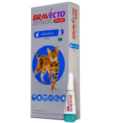 Протипаразитарні краплі Bravecto Plus Cat Spot-On для котів вагою 2.8-6.25 кг, 250 мг