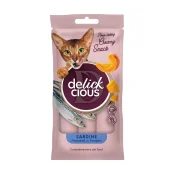 Ласощі Delickcious для котів, сардина з додаванням гарбуза, 60 г