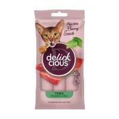 Ласощі Delickcious для котів, тунець з додаванням алое, 60 г