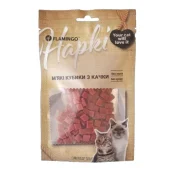 Лакомство Flamingo для кошек, мягкие кубики из утки, 50 г