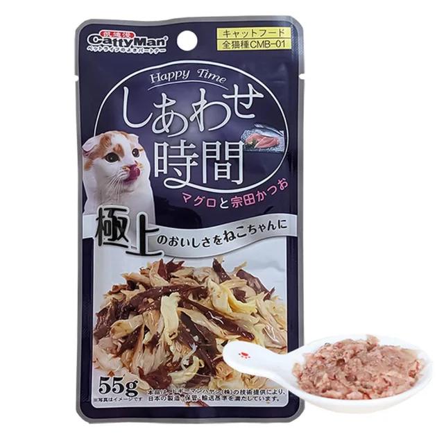 Влажный корм CattyMan Fish Feast for Kittens консервы с тунцом и макрелью в желе, для котят, пауч, 60 г