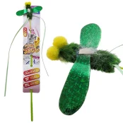 Іграшка CattyMan Insect Dragonfly дражнилка-бабка, для котів