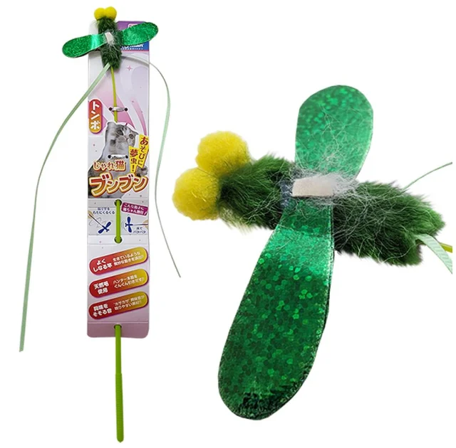 Игрушка CattyMan Insect Dragonfly дразнилка-бабка, для котов