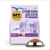 Сухий корм My Champion Meat Mix для котів, повнораціонний, 10 кг